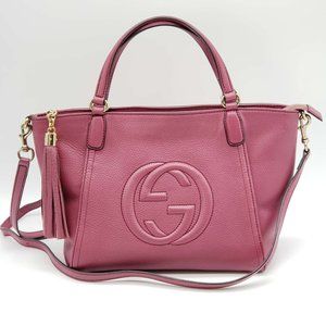 100% Authentic Gucci GG Soho Shoulder Bag